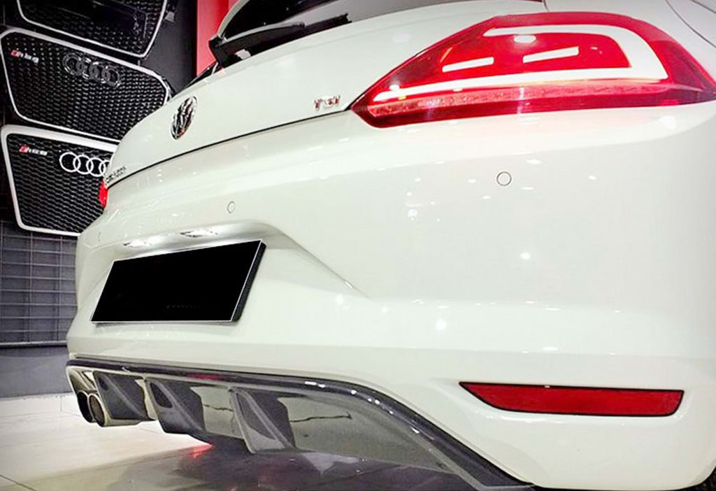 Rear Diffuser DPT V-5 (2014-2017, Gloss Black) for Volkswagen Scirocco 2008-2017 - image 3
