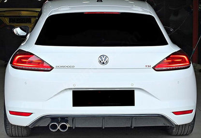 Rear Diffuser DPT V-5 (2014-2017, Gloss Black) for Volkswagen Scirocco 2008-2017 - image 2