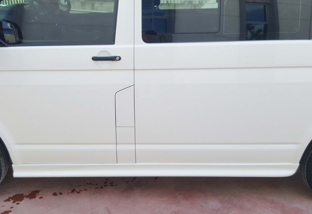 Side Skirts DPT (Gloss Black) for Volkswagen T6 2015-2024 - image 1