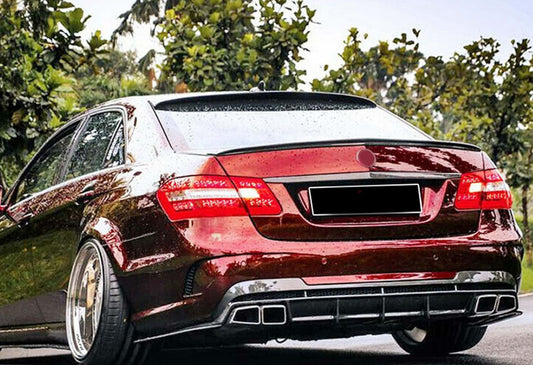 DPT Rear Spoiler (Gloss Black) for Mercedes E-сlass W212 2009-2016 - image 1