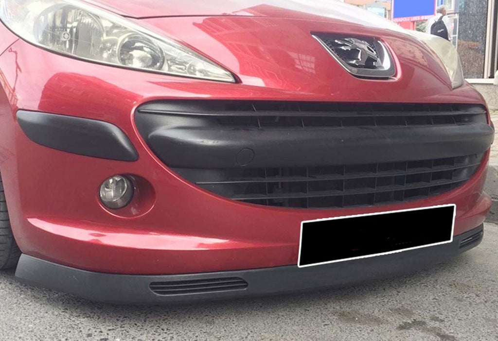 Universal Front Lip Spoiler DPT V-8 (ABS, Gloss Black) - image 3