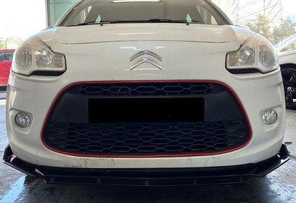 Universal Front Lip Spoiler DPT V-5 (ABS, Gloss Black) - image 9