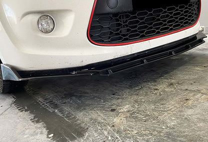 Universal Front Lip Spoiler DPT V-5 (ABS, Gloss Black) - image 10