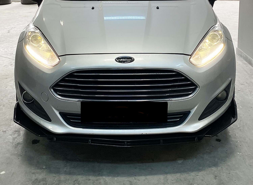 Universal Front Lip Spoiler DPT V-5 (ABS, Gloss Black) - image 4