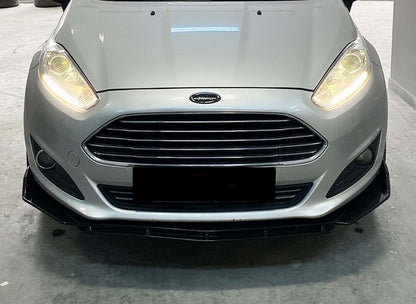 Universal Front Lip Spoiler DPT V-5 (ABS, Gloss Black) - image 4