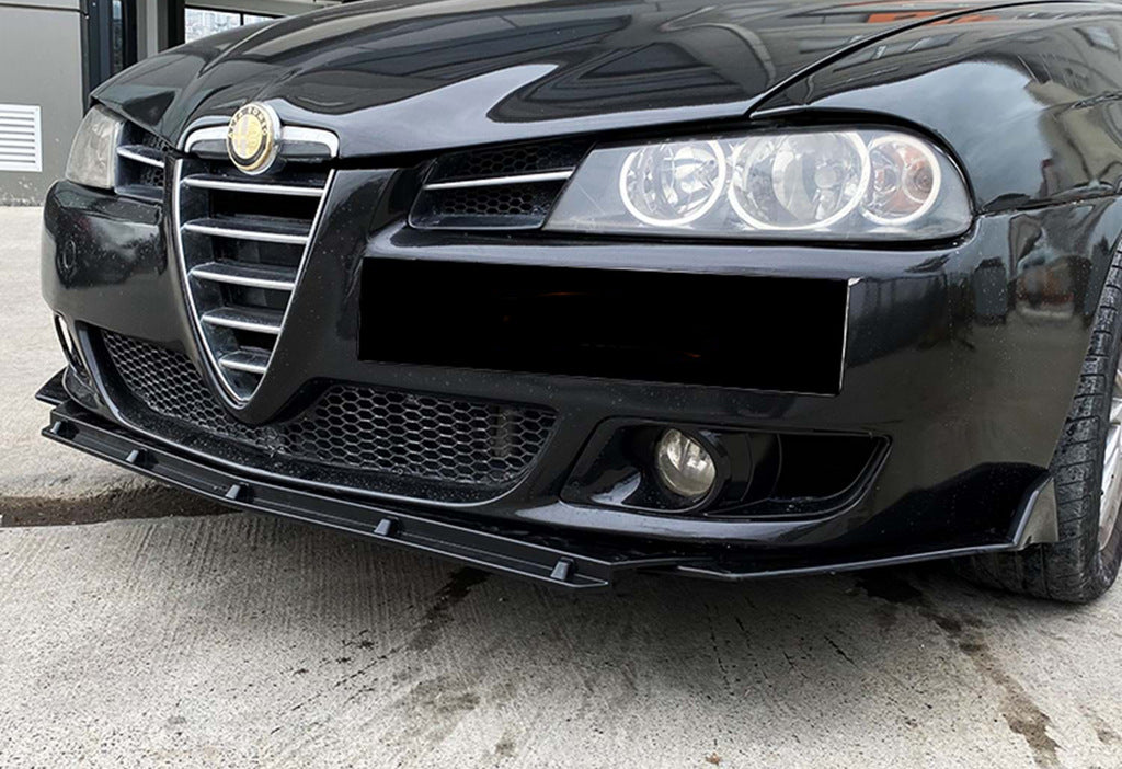 Universal Front Lip Spoiler DPT V-5 (ABS, Gloss Black) - image 6