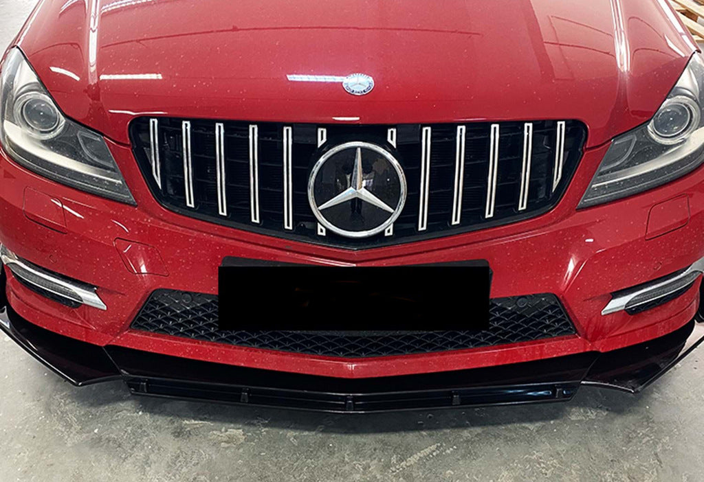 Universal Front Lip Spoiler DPT V-5 (ABS, Gloss Black) - image 7
