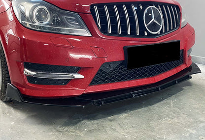 Universal Front Lip Spoiler DPT V-5 (ABS, Gloss Black) - image 8