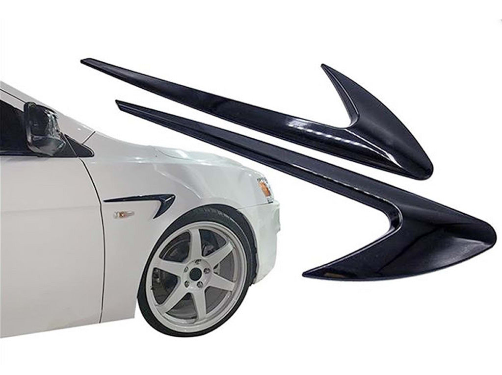 Universal side gills DPT V-4 (ABS) (2pcs) (black gloss) - image 7