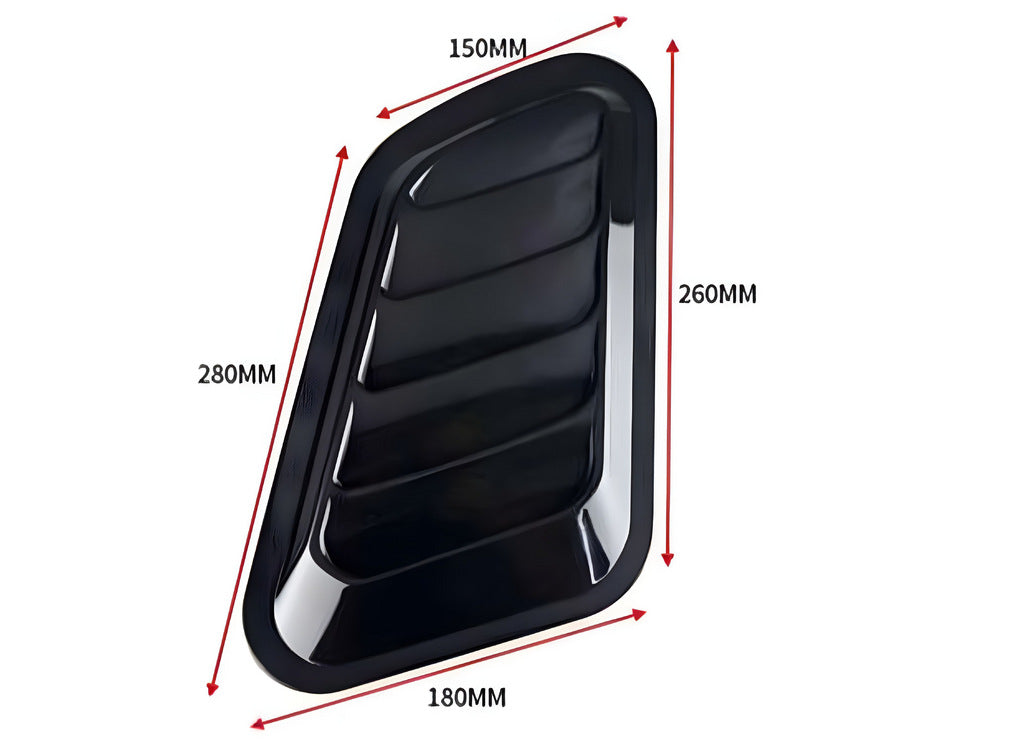 Universal DPT hood trims (2 pcs, gloss black) - image 5