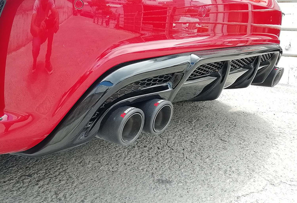 Rear Diffuser DPT (2012-2015, for Brabus, Gloss Black) for Mercedes A-сlass W176 2012-2018 - image 2