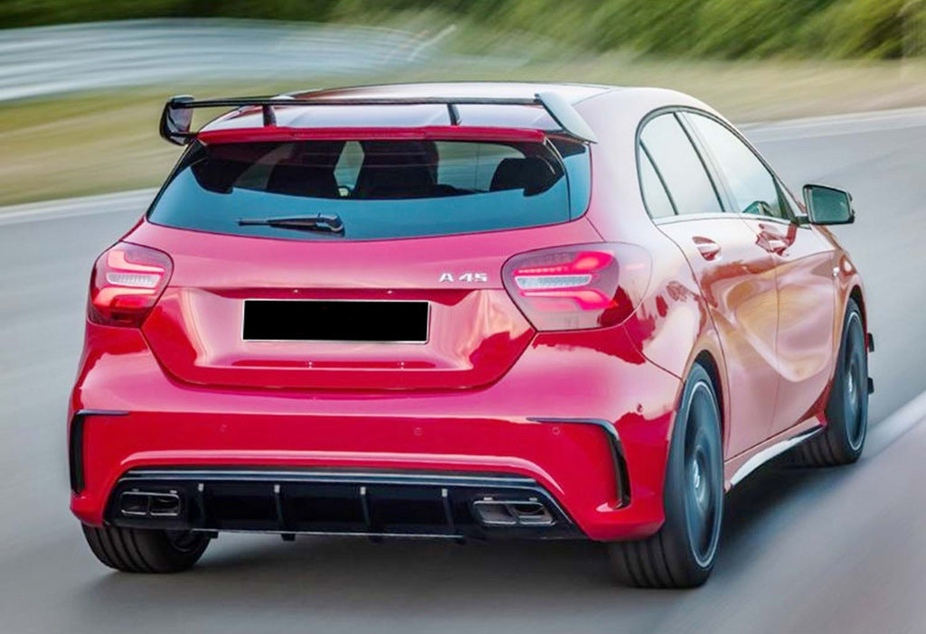 Rear Diffuser DPT (for AMG, Gloss Black) for Mercedes A-сlass W176 2012-2018 - image 1