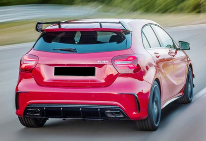 Rear Diffuser DPT (for AMG, Gloss Black) for Mercedes A-сlass W176 2012-2018 - image 1