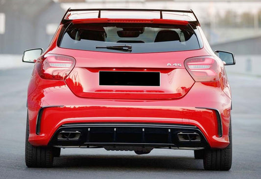 Rear Diffuser DPT (for AMG, Gloss Black) for Mercedes A-сlass W176 2012-2018 - image 2