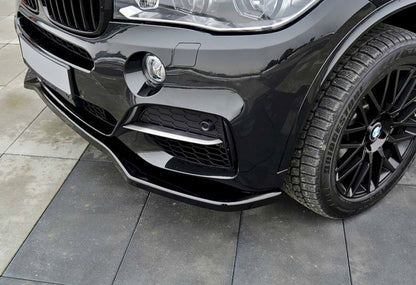 Front Lip DPT V-1 (for M-Sport, Gloss Black) for BMW X5 F-15 2013-2018 - image 1