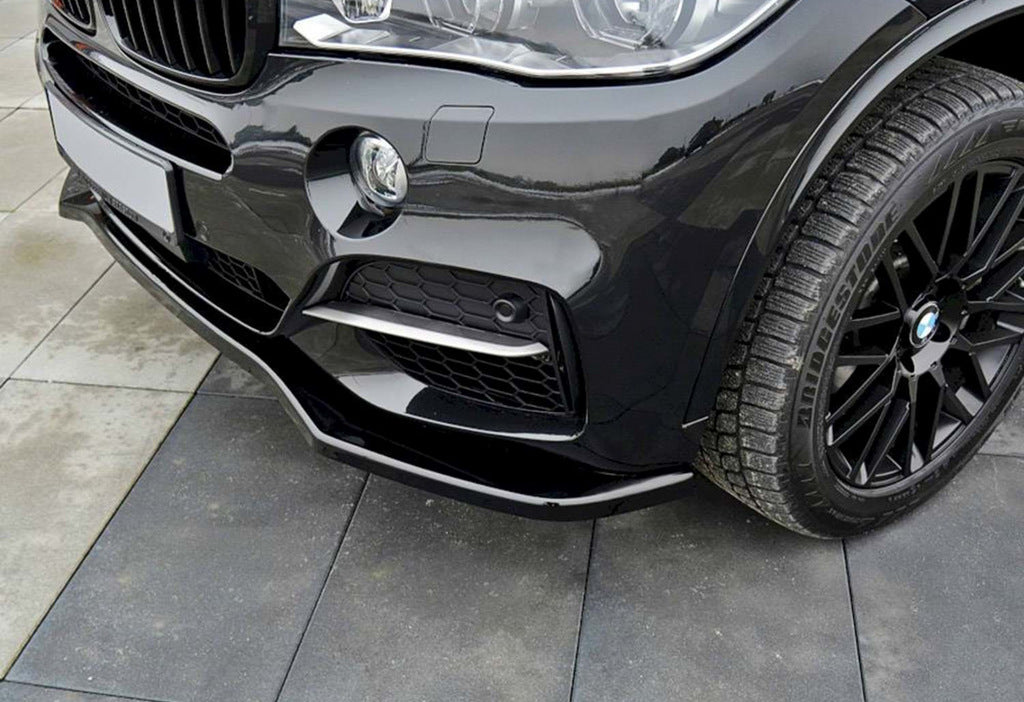 Front Lip DPT V-1 (for M-Sport, Gloss Black) for BMW X5 F-15 2013-2018 - image 1