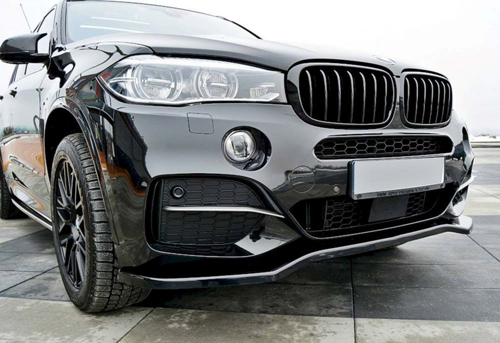 Front Lip DPT V-1 (for M-Sport, Gloss Black) for BMW X5 F-15 2013-2018 - image 3