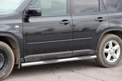 Side Bars BB002 (2 pcs, stainless steel) for Nissan X-trail T31 2007-2014 - image 4