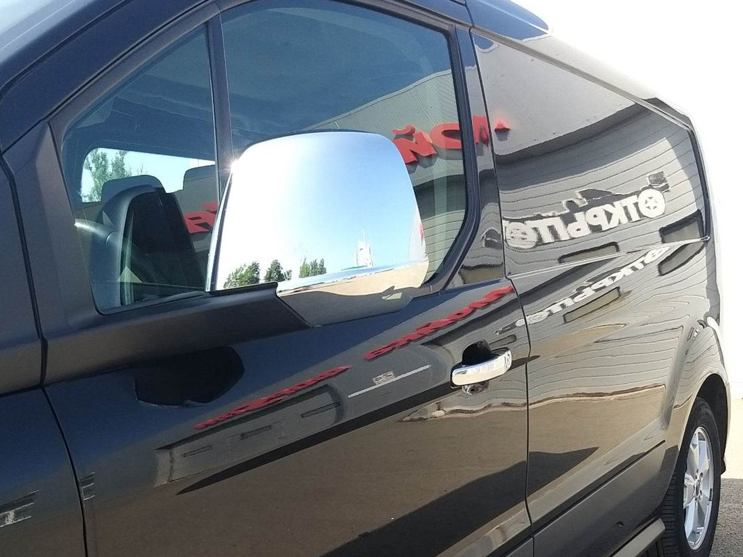 Covers for mirrors 2014-2018 (2 pcs, layer) for Ford Connect 2014-2021 - Reelken Auto