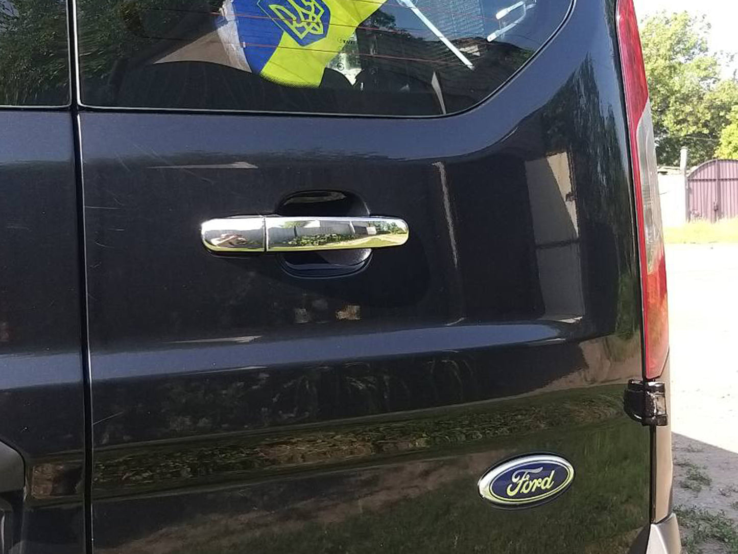 Chrome Door Handle Covers (4 pcs, Stainless Steel) for Ford Connect 2014-2021 - image 16