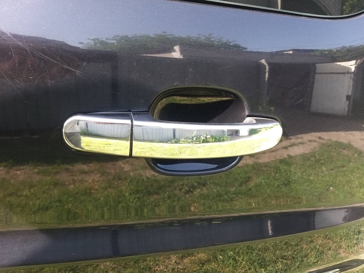 Pads on handles (4-piece, stainless steel) for Ford Connect 2014-2021 - image 13