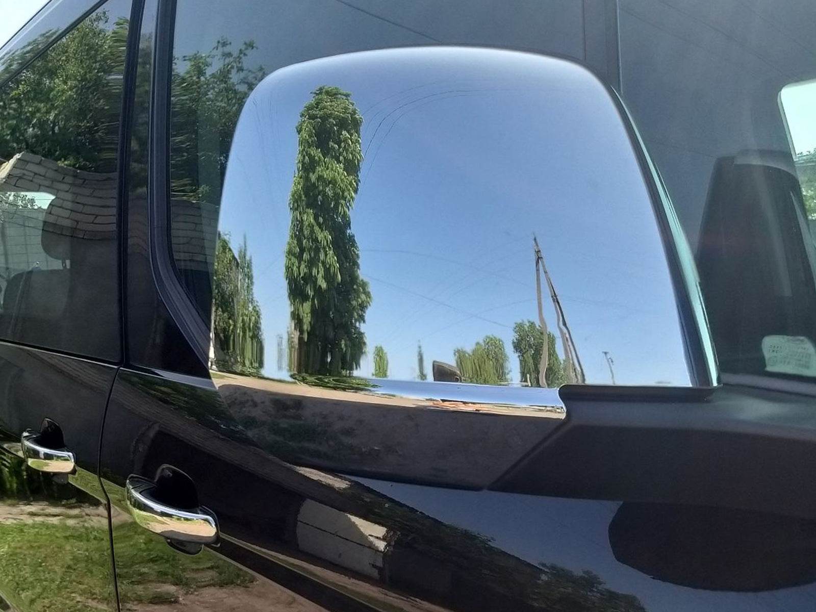 Covers for mirrors 2014-2018 (2 pcs, layer) for Ford Connect 2014-2021 - Reelken Auto