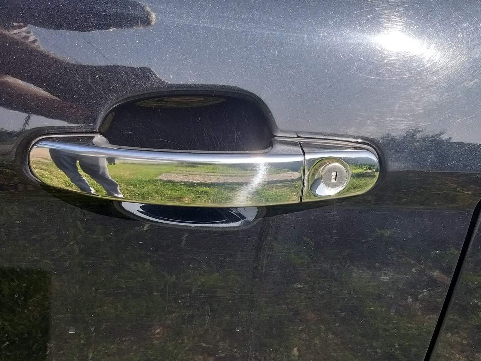 Pads on handles (4-piece, stainless steel) for Ford Connect 2014-2021 - image 11