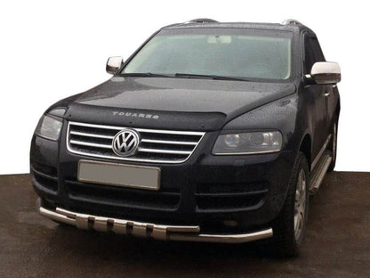 Kengurâtnik ST015 (stainless) for Volkswagen Touareg 2002-2010 - Reelken Auto
