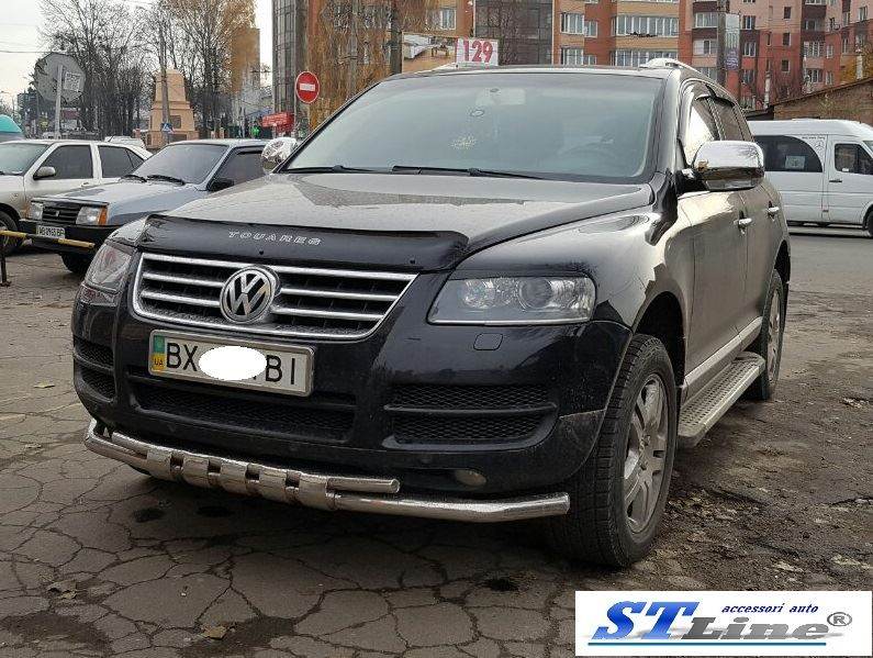 Kengurâtnik ST015 (stainless) for Volkswagen Touareg 2002-2010 - Reelken Auto