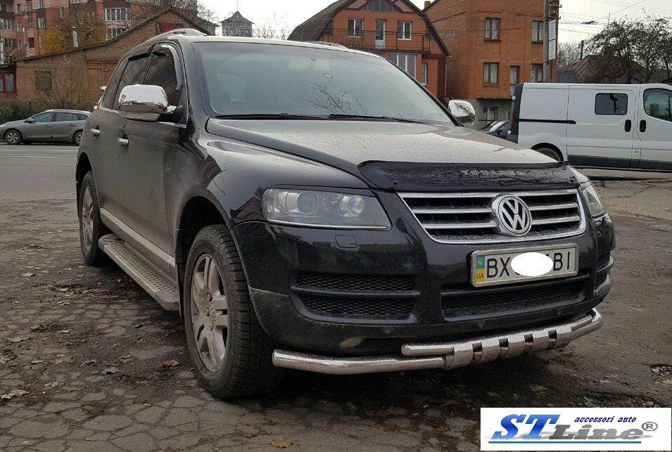 Kengurâtnik ST015 (stainless) for Volkswagen Touareg 2002-2010 - Reelken Auto