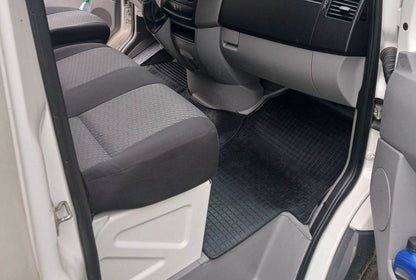 Rubber mats (3 pcs, Polytep) for Volkswagen Crafter 2006-2016 - Reelken Auto