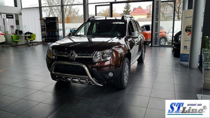 Bull bar without logo WT003 (stainless steel) for Dacia Duster 2008-2018 - image 4