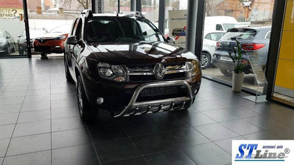 Kengurâtnik without inscription WT003 (stainless) for Renault Duster 2008-2017 - Reelken Auto