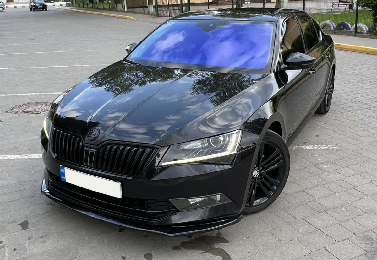 Front Lip DPT V-2 (2015-2020, Gloss Black) for Skoda Superb 2015-2024 - image 15