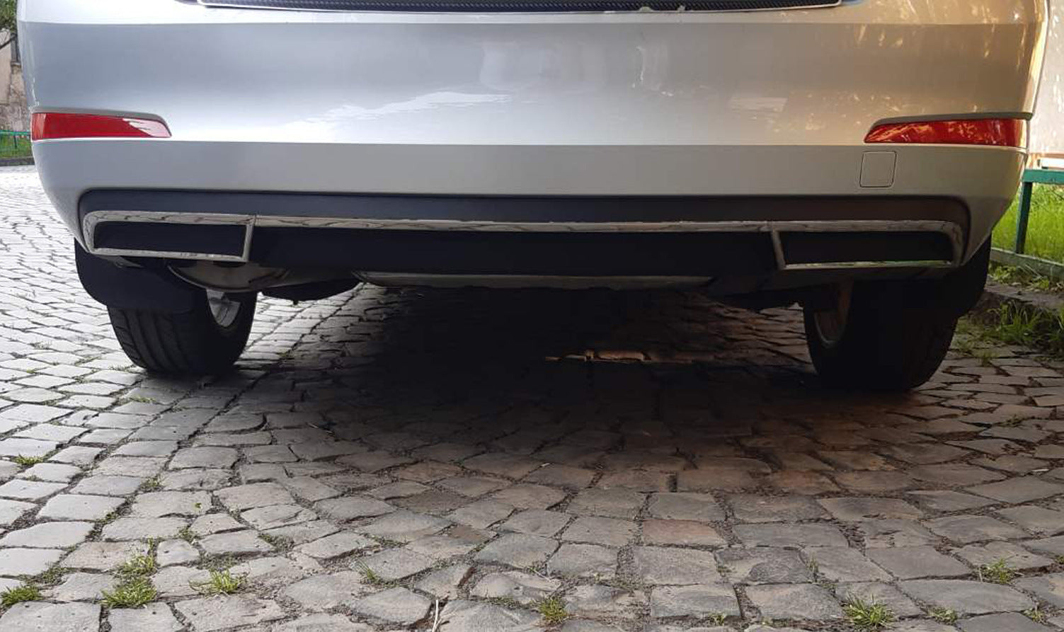 Rear diffuser detour (stainless steel) for Skoda Octavia III A7 2013-2019 - image 6