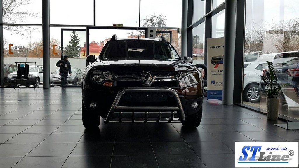 Bull bar without logo WT003 (stainless steel) for Dacia Duster 2008-2018 - image 6