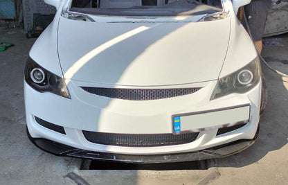 Universal Front Lip Spoiler DPT V-2 (ABS, Gloss Black) - image 5