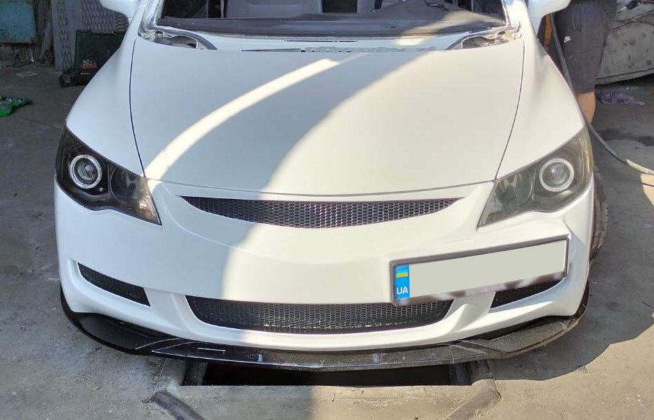 Universal Front Lip Spoiler DPT V-2 (ABS, Gloss Black) - image 5