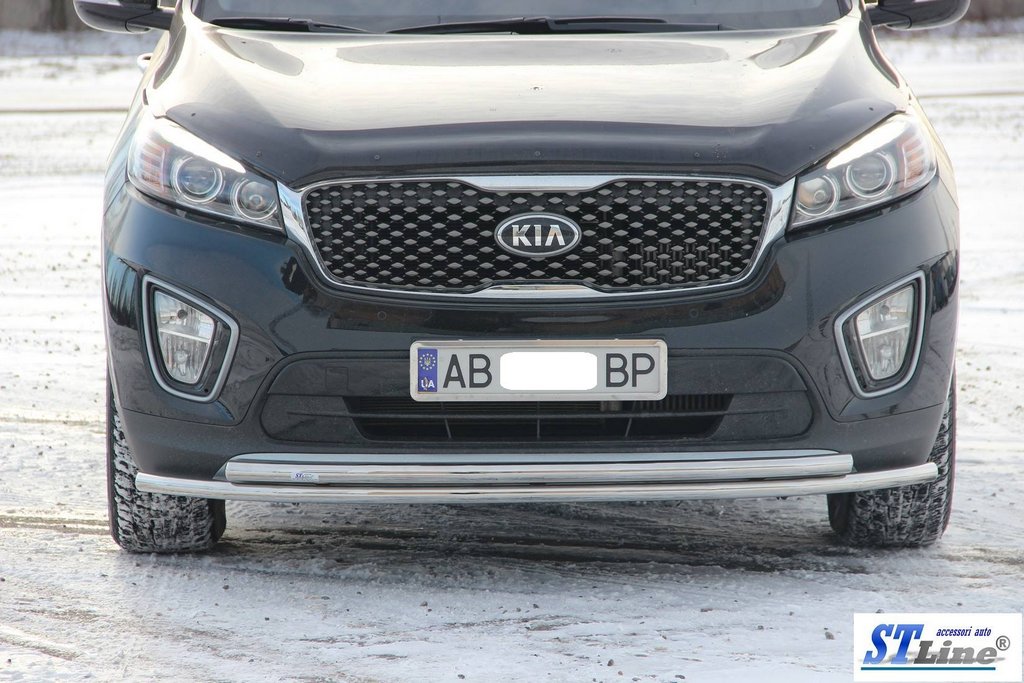 Front Bar ST014 60 / 42mm Stainless Steel for Kia Sorento III UM 2014-2020 - image 5