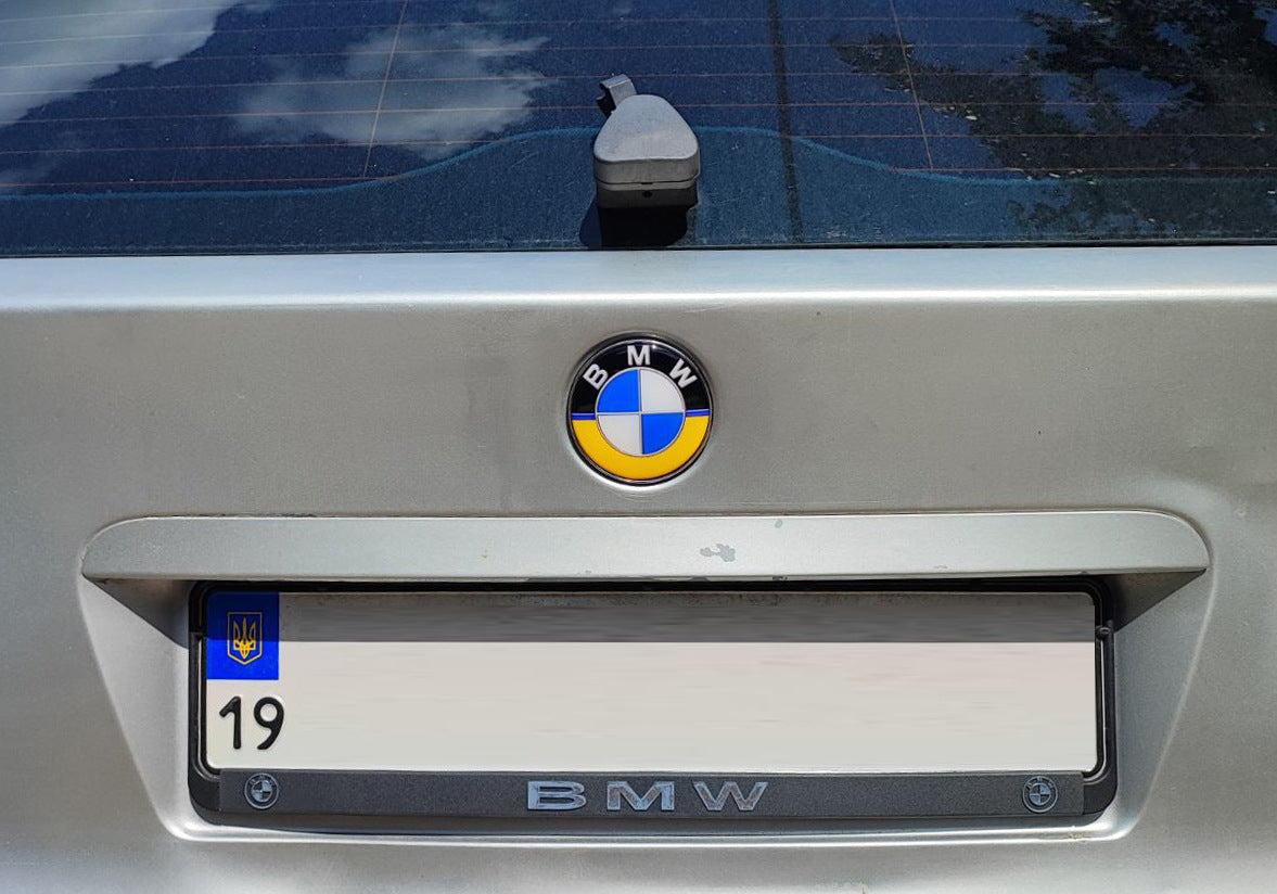 Emblem 82mm (UA-Style) for BMW 5 Series E34 1988-1995 - image 1