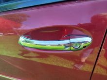 Chrome Door Handle Covers (4 pcs, Stainless Steel) for Mercedes C-class W203 2000-2007 - image 1