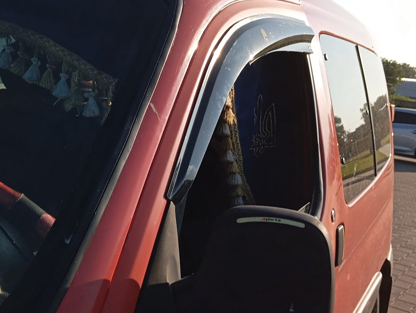 Window Deflectors (2 pcs, Sunplex Sport) for Peugeot Partner 1996-2008 - image 7