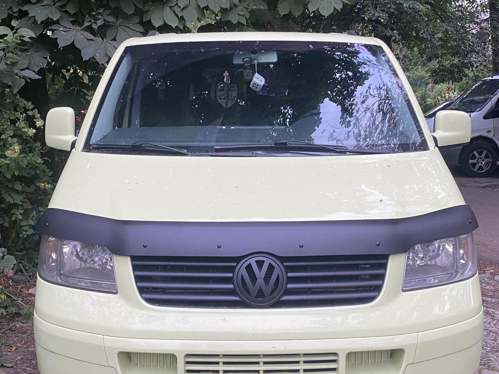 The hood deflector (EuroCap) for Volkswagen T5 Multivan 2003-2010 - Reelken Auto