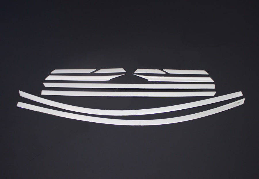 Upper window trim stainless steel (10 pcs) for Hyundai Tucson TL 2016-2021 - image 3