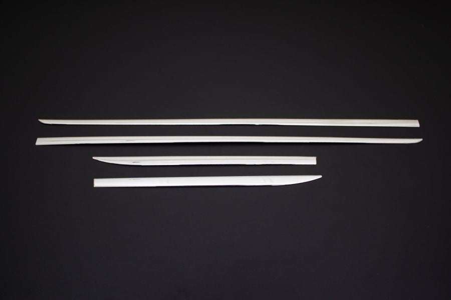 Chrome Door Moldings (4 pcs, Stainless Steel) for Hyundai I-10 2020- - image 2
