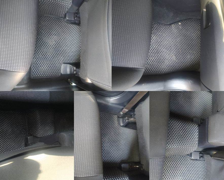 Polyurethane mats (EVA, black) for Mitsubishi Lancer X 2008↗ - Reelken Auto