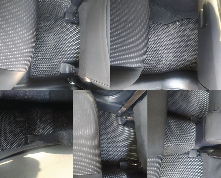 EVA Polyurethane Car Floor Mats, Black for Mitsubishi Lancer X 2008- - image 3