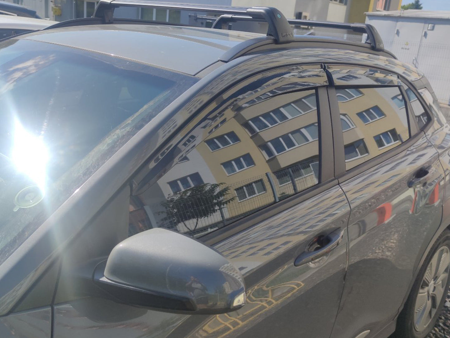 Window Deflectors (4 pcs, Sunplex Sport) for Hyundai Kona 2017-2023 - image 5