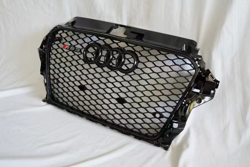 RS-style front grille (2012-2016, black) for Audi A3 2012-2020 - image 5