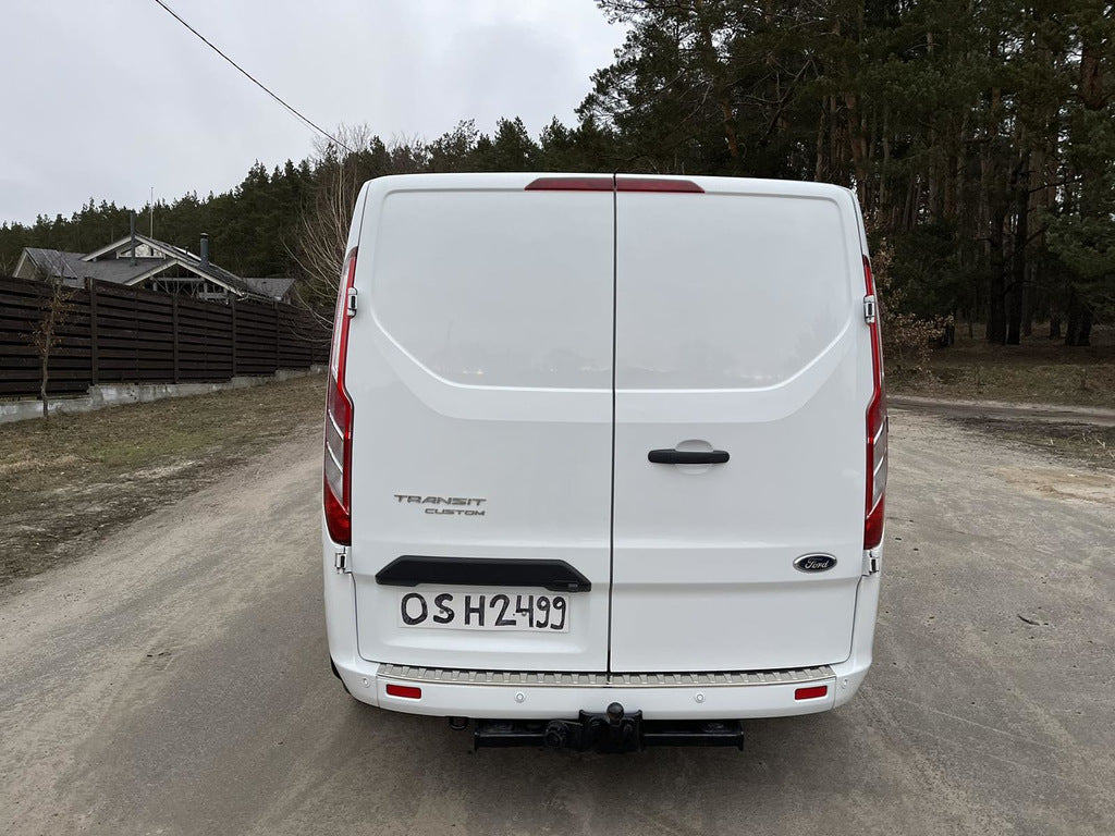 Rear Bumper Protector Carmos Stainless Steel for Ford Custom 2013-2022 - image 4